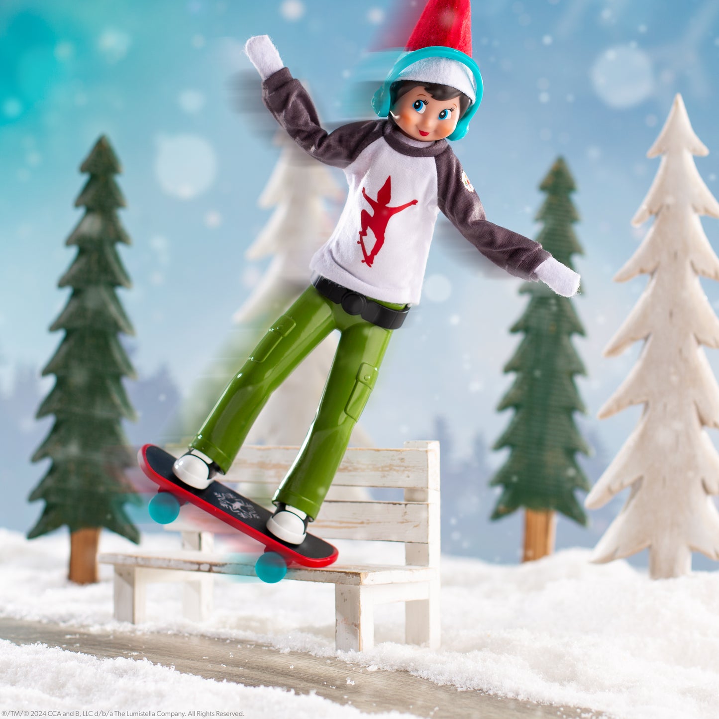 Eleven MagiFreez™ Holly Jolly Ollie Skateboarders